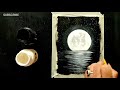 Easy Art Ideas / Painting Ideas for Beginners / Black and White Painting Tutorial