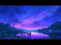 4K Anime Purple Evening Sky - Relaxing Live Wallpaper - 1 Hour Screensaver - Infinite Loop !