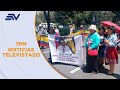 Ciudadanos y organizaciones sociales marchan en apoyo a la fiscal Diana Salazar | Televistazo