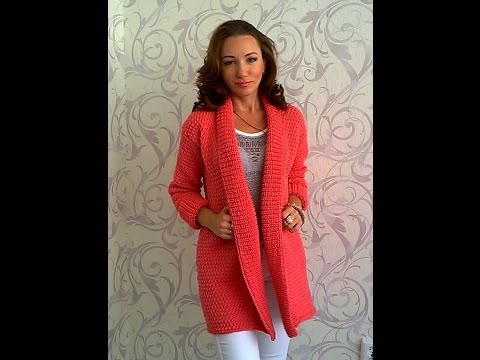 Как связать модный кардиган спицами своими руками