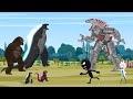 Rescue Godzilla From Mechagodzilla | Godzilla Cartoon Compilation