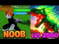 Level 1 - 2550 With TREX FRUIT "Noob To Pro" in Blox Fruits