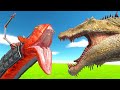 UPGRADED Titanoboa EATS Dinosaurs - Animal Revolt Battle Simulator