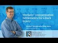 Workers' Compensation Settlements for a Back Injury