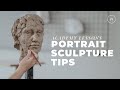 Tips for SCULPTING a PORTRAIT with clay