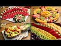 تقطيع البطيخ والفواكة بطريقة سهلة واحترافية 🍉 فيديو يهدي الاعصاب
