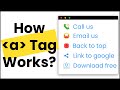✅ HTML Anchor Tag | Learn 5 Different Things You Can Do With HTML Anchor Tag