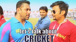 Salman Khan, Huma, Lisa & Others at Colors Celebrity Cricket League
