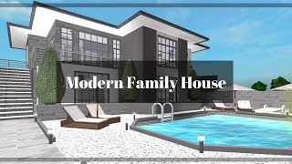 Bloxburg Modern Family Home Speedbuild