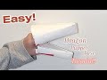 How To Make A Paper Dragon Puppet Base!  (easy)