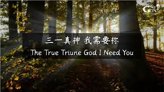 【 三一真神 我需要祢 The True Triune God I Need You 】｜官方歌詞MV｜全球基督徒禱告院