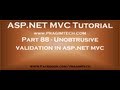 Part 88   Unobtrusive validation in asp net mvc