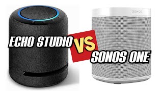 The Amazon Echo Studio VS The Sonos One | SOUND BATTLE!