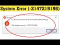 Fix Windows Not Opening Photos, File System Error  2147219196 In Windows