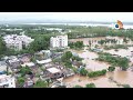 bhadrachalam aerial view bhadrachalam aerial view 10tv exclusive godavari floods 10tv