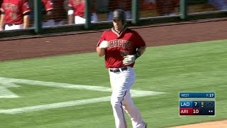 LAD@ARI: Goldschmidt crushes a two-run homer