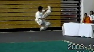 【Wushu】7th World Wushu Championships (2003)  Men's Changquan 2403  Shiraeda Masashi (Japan)