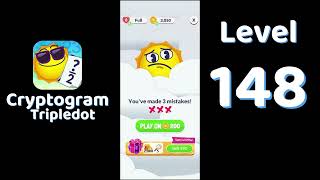 Cryptogram Tripledot Level 148 Answer | SolutionGuruji
