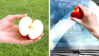 Wash Your Windshield with an Apple + 50 Cool Tips