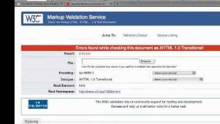 How To Validate A Web Page