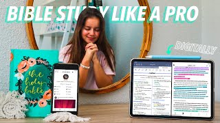 HOW TO STUDY THE BIBLE DIGITALLY - YOUVERSION & GOODNOTES