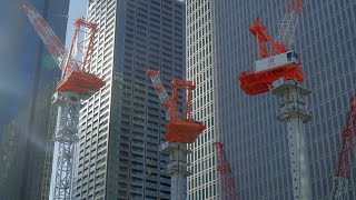 世界貿易センタービルディング本館（ラッフルズ東京）の建設状況（2024年12月21日）