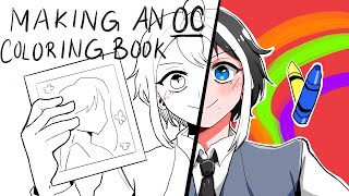 I made a coloring book of my OCs!
