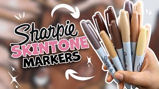 SHARPIE HAS SKINTONE MARKERS?!! New special edition markers