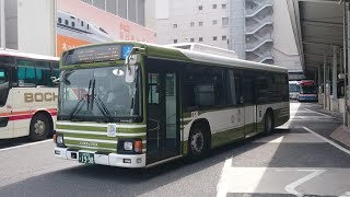 広電バス 新型いすゞエルガ16780号[広島200か21-18]\u0026ブルーリボンⅡ14890号[広島200か19-98]