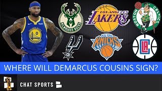 7 Teams That Could Sign DeMarcus Cousins in 2019 NBA Free Agency Including The Knicks & L.A. Lakers