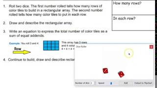 GAME TIME! Roll a Rectangular Array