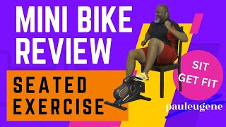 Magnetic Mini Exercise Under Desk Pedal Bike Review | Works Arms & Legs | Home and Office Cycling
