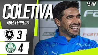 COLETIVA ABEL FERREIRA | AO VIVO | Botafogo 3 x 4 Palmeiras - Brasileirão 2023