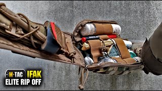 Выживание солдата/Медицинский подсумок М-ТАС ELITE RIP OFF/First aid kit/IFAK Pouch