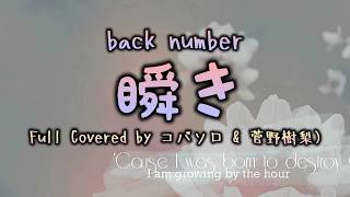 [中日歌詞] Back Number - 瞬き (Full Covered by コバソロ \u0026 菅野樹梨)