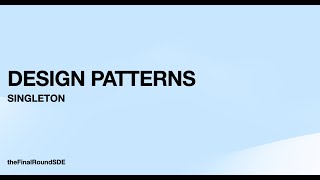 Java Singleton Pattern explained for Beginners | Design Pattern Tutorial | Under 5 Min