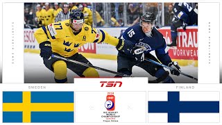 Sweden vs. Finland HIGHLIGHTS | 2024 Men's World Hockey Championships