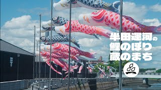 半田運河に泳ぐ鯉のぼり！蔵のまちで春風と共に楽しむ景色 (愛知県)