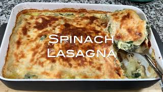 Spinach Lasagna , most delicious spinach ,chicken lasagna