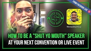 How to Be a "Shut Yo Mouth" Public Speaker | Chicago Entrepreneur