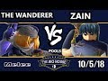 TBH8 SSBM - PG | Zain (Marth) Vs. The Wanderer (Sheik) Smash Melee R1 Pools - C105 WSF