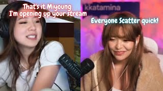 Miyoung can't stop trolling Fuslie.