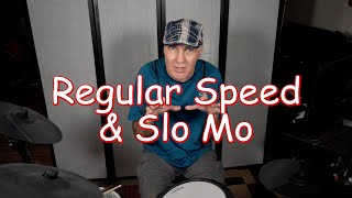 SINGLE STROKE ROLL - Traditional Grip, Normal Speed \u0026 Slo Mo