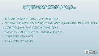 Web Design 101: XHTML Basics - 1 Hello And Welcome