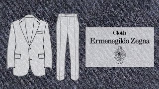 Zegna Wool-Cashmere Suiting Twill (2 units only!)