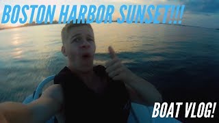 CRAZY SUNSET ON THE BOAT!! | VLOG 413