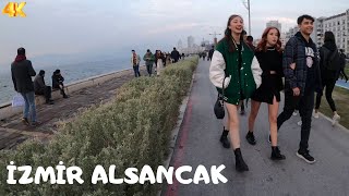 Discovering the Best of Alsancak: 🚶🏻🌴 Walking Tour of Izmir 8 March 2023 4K UHD