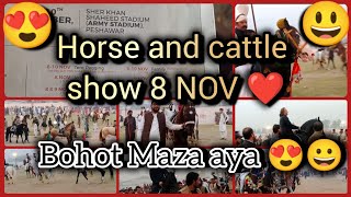 horse 🐴,cattle ❤️& Family festival🎉 at Army stadium😃 | Bohot Maza aya 😍😀