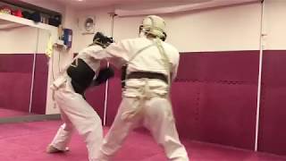 日本拳法練習　Nippon kempo training