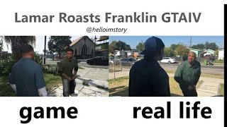 Lamar Roasts Franklin Real Life Slink Johnson Shawn Fonteno Playstation